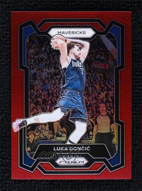 2023-24 Panini Prizm Red Prizm 239/299 Luka Doncic #110 hs9
