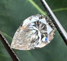 LAB-GROWN CVD DIAMOND PEAR CUT 4.5 CT D VVS1 CLARITY EGL CERTIFIED GEMSTONE 6MGT