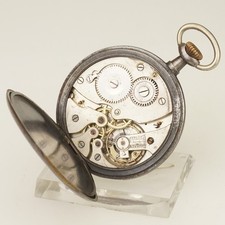 Rare WORKING Military High-Grade Pocket Watch Men's no fusee duplex no repeater