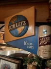 Vintage Schlitz Beer 16oz. Advertising Bar  Sign! Excellent! See Pictures