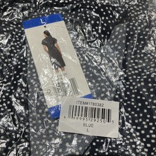 Adrianna Papell Women's Flutter Sleeve Printed Midi Dress Blue Large