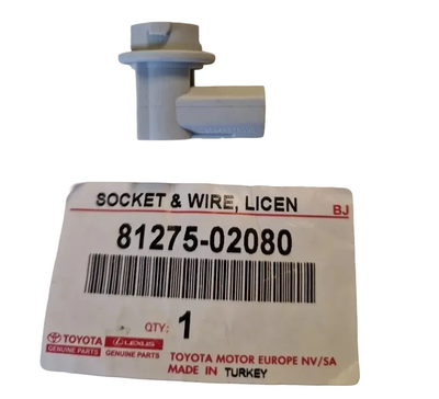 Lot De 2 Douilles D'ampoule Pour Plaque D'immatriculation Toyota Corolla 2004-2009 - Réf. 81275-02080