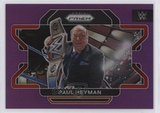 2022 Panini Prizm WWE Purple Prizm 99/149 Paul Heyman #55 1o52