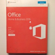 Microsoft Office Home  Business 2016  T5D02776  product key only 