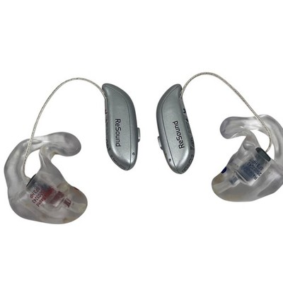 ReSound OMNIA 60 RU761-DRWC Two Rechargeable Hearing Aids Complete Left Right