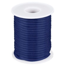 3,5 mm x 46 piedi stringa di nylon per bracciali cavo di nylon intrecciato, blu scuro