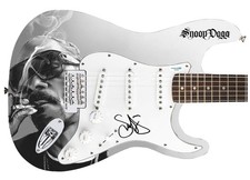 Snoop Dogg Signed "Too High Too Fly" Custom Graphics Guitar ACOA