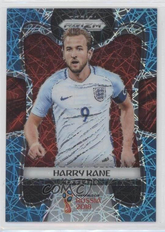 2018 Panini Prizm World Cup Light Blue Lazer Prizm 65/125 Harry Kane #62 1vy