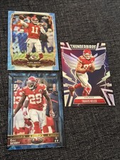 Kansas City Chiefs-Lot-3 NFL PRIZM CARDS-Travis Kelce Silver/Eric Berry/Smith