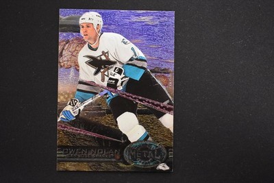 1996-97 Metal Universe Hockey Owen Nolan #139 San Jose Sharks