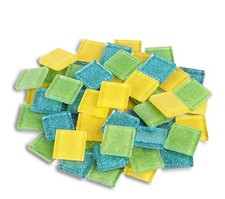 Mosaic Tiles 50 Pieces / 200 g Pack of Glitter Crystal Mosaic Tile Supplies f...