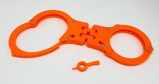 Orange Hinged Training Handcuffs Speedcuffs TCH Rigid Quickcuffs CosPlay Hiatt