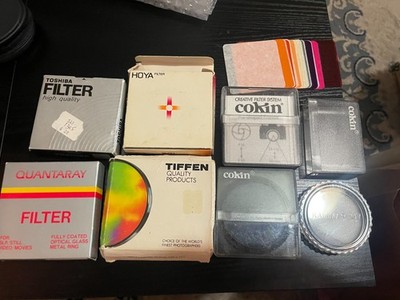 Camera Filters and Lenses, Tiffen, Cokin, Toshiba, Hoya, Quantaray