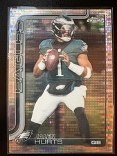 2025 Topps Chrome Jalen Hurts Pulsar Refractor #247