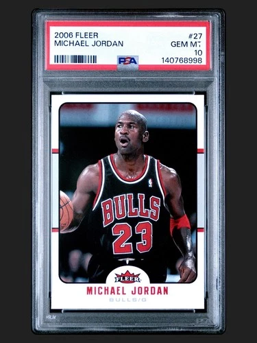 2006-07 Fleer Michael Jordan #27 Bulls PSA 10