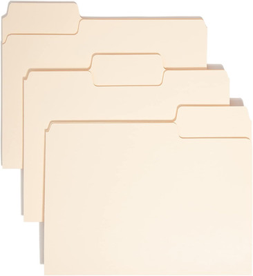 NEW Supertab Heavyweight File Folder Letter Size Manila 50 Box Fast Shipping