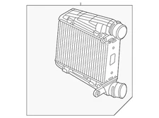 Genuine Audi Cooler Core 4N0-145-805-P
