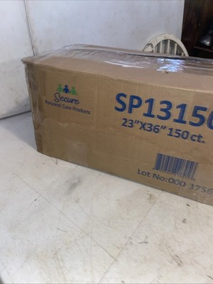 150 Secure Personal Care Products Under Pads 23x36 (15 Bags Of 10) SP13150