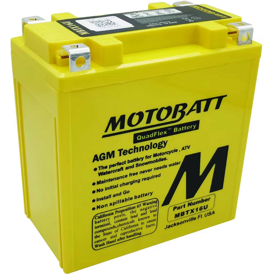 Motobatt Battery For Suzuki VZR1800 (M109R) 1800cc 06-13 — 第 3/4 张图片