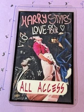 Harry Styles commemorative LOVE 2021 All Access backstage pass & Lanyard