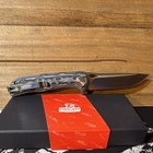 Dream Tech D3898MG Pocketknife Gray/Black Micarta Liner Lock Drop Point Plain — photo 3