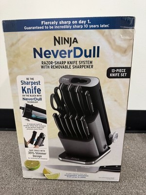 Ninja NeverDull Razor-Sharp 13-Piece Knife System with Removable Sharpener