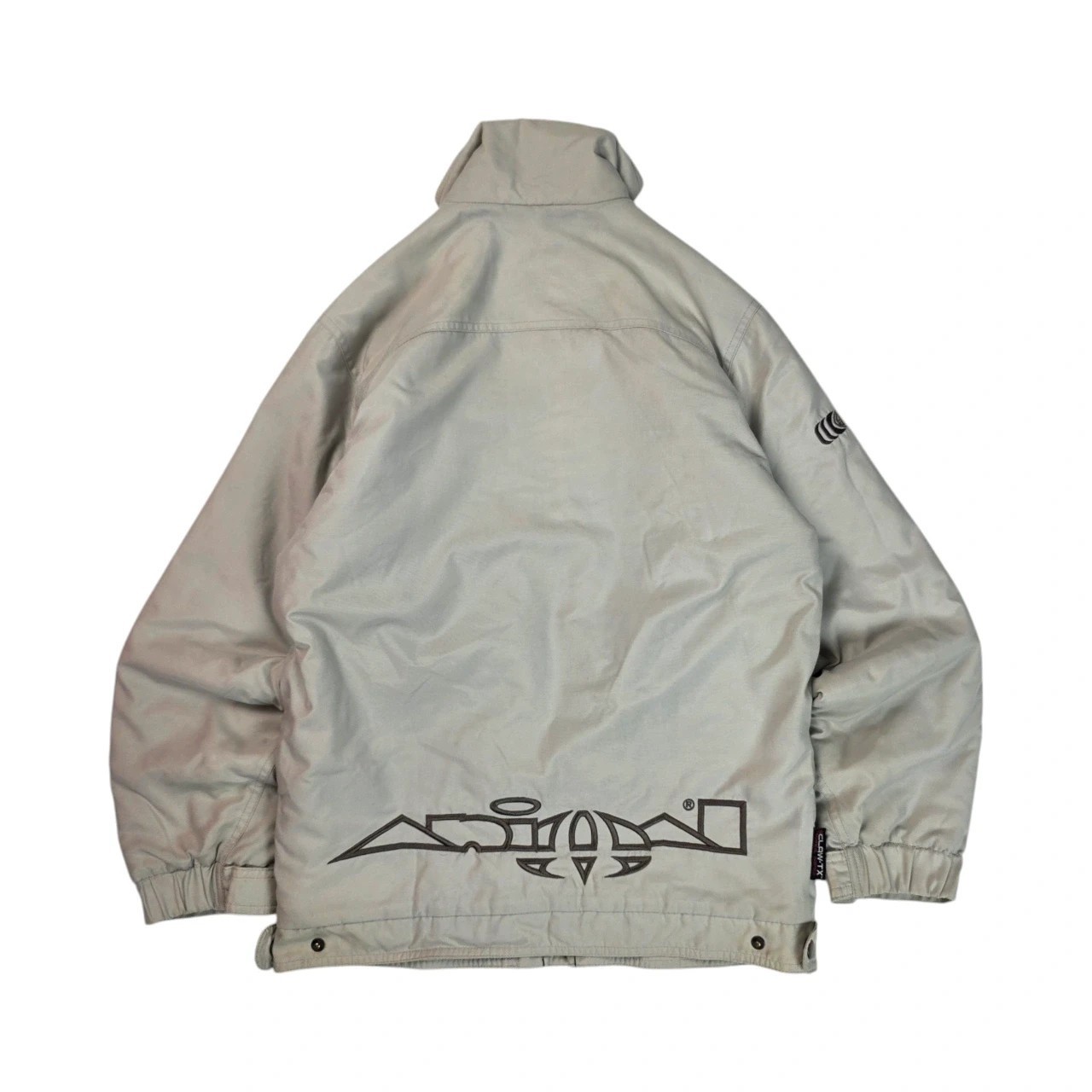 2000s Y2K Animal Beige Skater Style Big Jacket Size Small