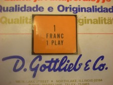 flipper Gottlieb, entrée de pièce