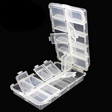 Premium 20 Compartments Tackle Boxes, Tackle Utility Boxes, Plastic Box Storage