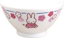 Dick Bruna Miffy Rice Bowl Honoka Flower Made in Japan NEW
