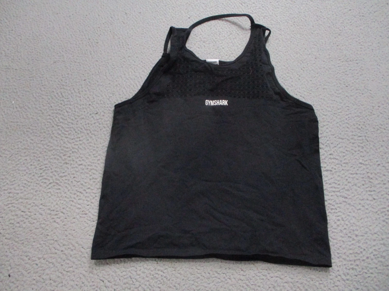 gymshark tank top gym workout train lifting stretch shirt