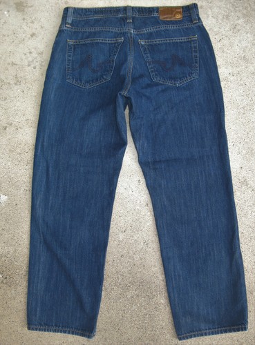 AG ADRIANO GOLDSCHMIED Hombre Héroe Jeans Talla 30 x 26 Delgados Rectos - Imagen 3 de 10