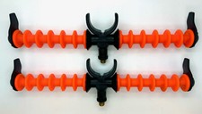 2x SOLID  FEEDER FISHING POLE REST,CARP FISHI...