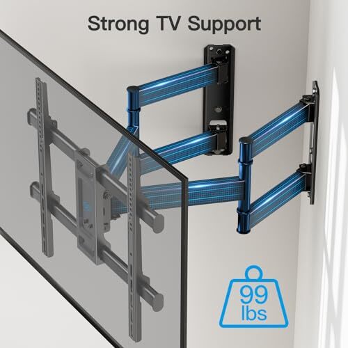 Corner TV Wall Mount Bracket for 26-60 inch LED LCD Flat Curved Screen TVs up... - Picture 3 of 7