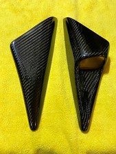 Porsche 911 997 Carbon Fiber Door Mirror Trim Ring Set Rh And Lh