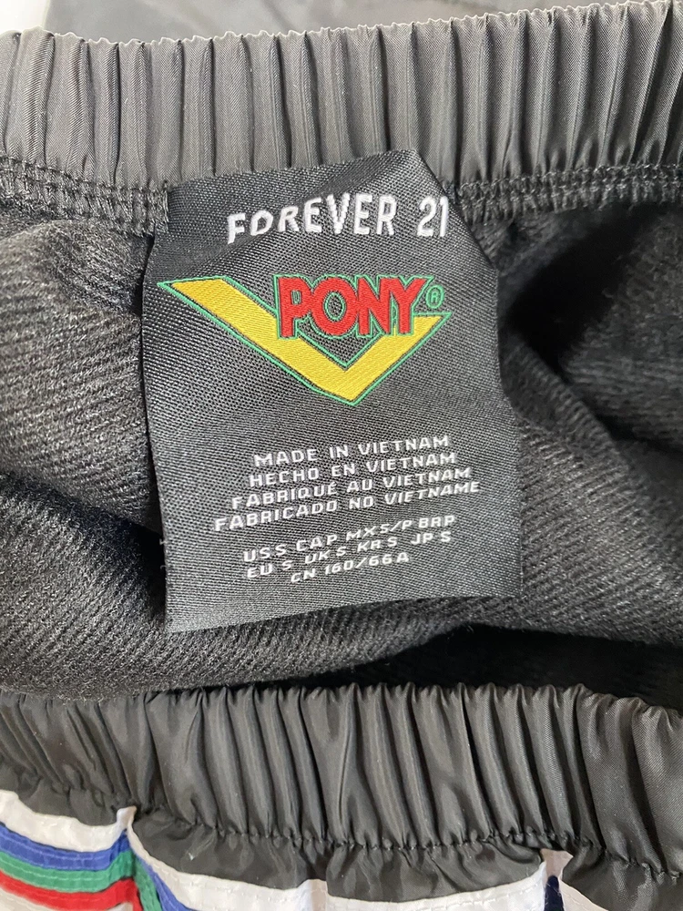 Forever 21 Black Pony Print Tennis Skirt with Pockets Size Small NWT