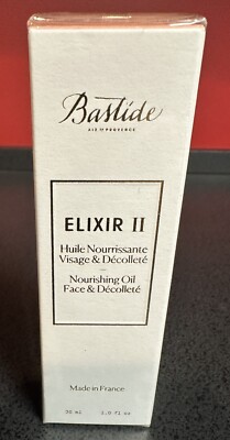Bastide Elixir II Nourishing Oil Face & Décolleté New Unopened 30ml/1 fl oz