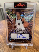 Scoota Henderson - 2022 Leaf Exotic Basketball - Rookie Auto 🔥📈 SSP #/7