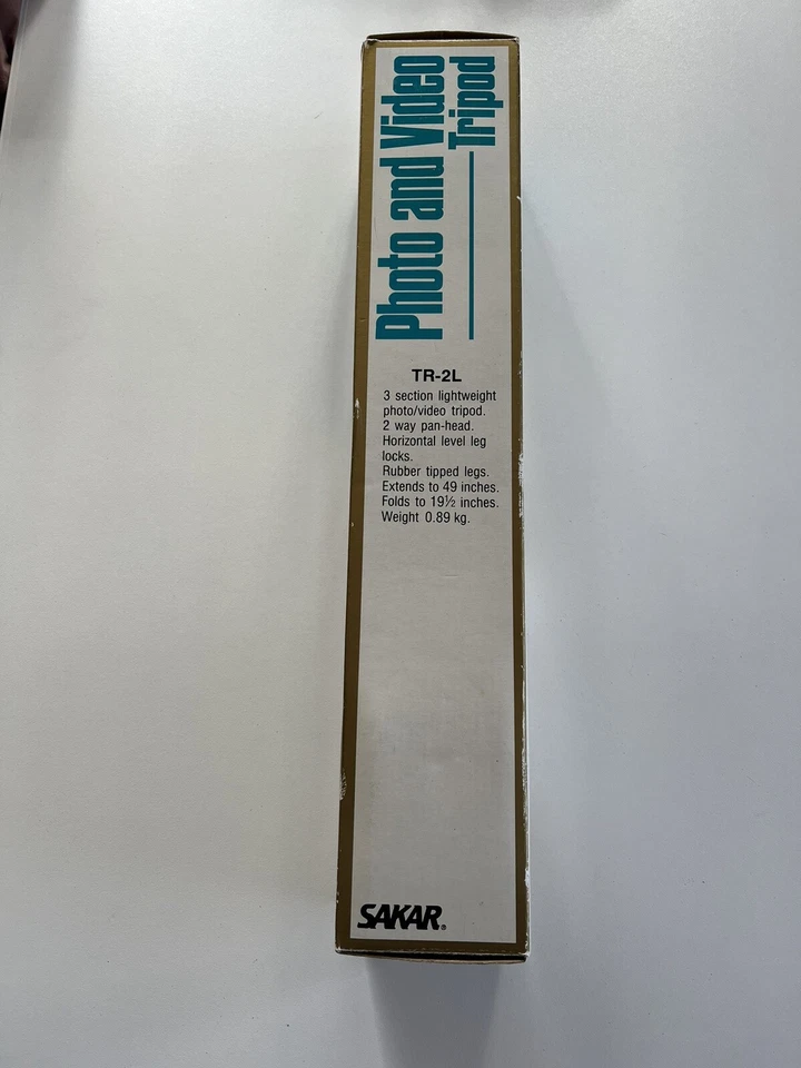 Sakar TR-2L Photo & Video Tripod 3 Section 2-Way Pan Head - Image 2 of 4