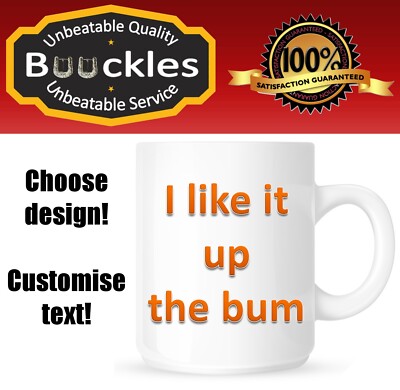 I like it up the bum personalisierte Tassen lustige Weihnachtsgeschenke Geschenk unhöflich