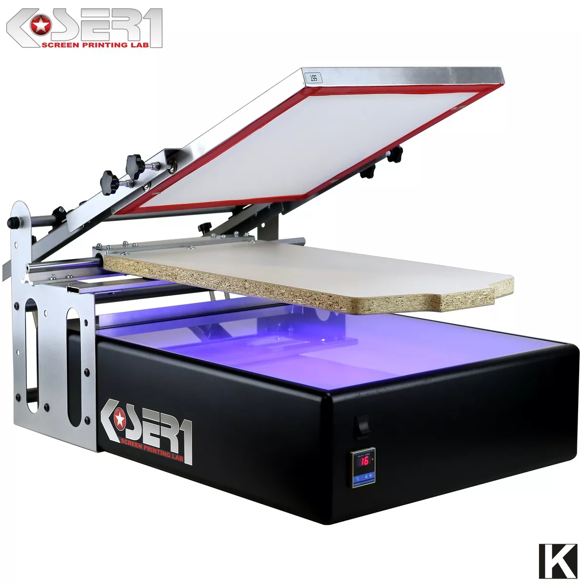 Screen Printing Machine with UV KIT Textile Screen Printing Press