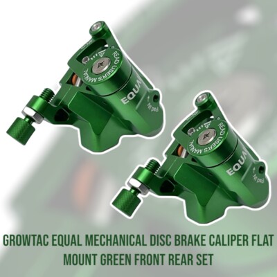 EQUAL グリーン GROWTAC EQUAL 機械式ディスクブレーキ キャリパー グリーン