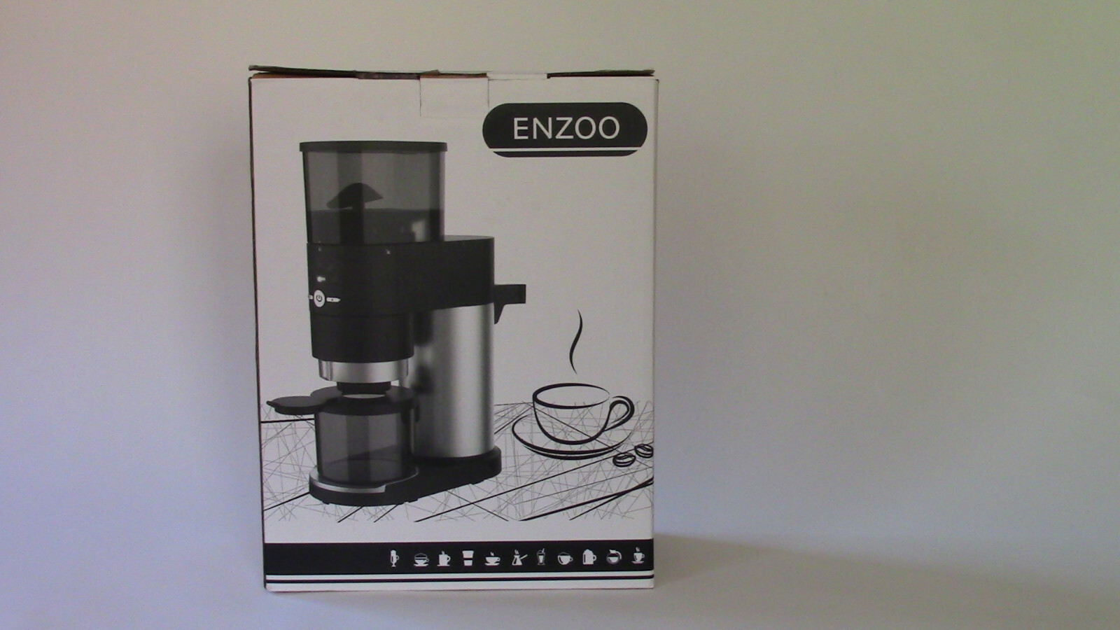 Enzoo Coffee Grinder Burr Coffee Grinder, Conical Electric Bean Grinder eBay