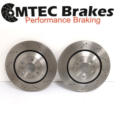 2x Belüftete Bremsscheiben  Set Für BENTLEY CONTINENTAL 3W, GT 6.0 Hinten 03-18