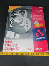 New Sealed Avery CD  DVD Design Kit White 5691 for Laser Printer