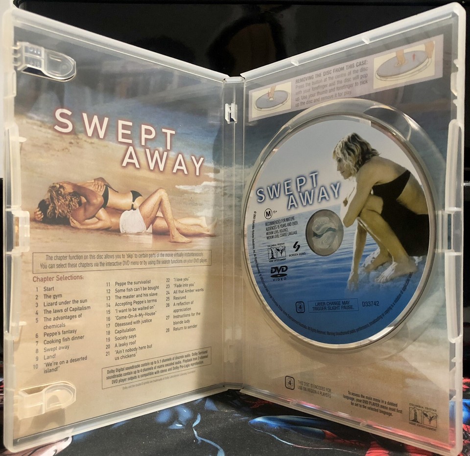 Swept Away (DVD 2002) 🍿 Collectors Edition ( Region 4 ) eBay