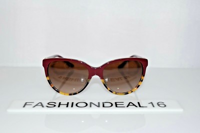 New Bvlgari Tortoise Burgundy Crystals 8166-B 5370/13 56-16-135