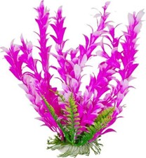 Bacopa Faux Aquarium Plant 16in Pink/White Recommended Background Plant NEW 
