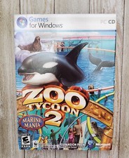 Zoo Tycoon 2 : Marine Mania  PC, 2006 Microsoft PC Game Preowned,Never played 