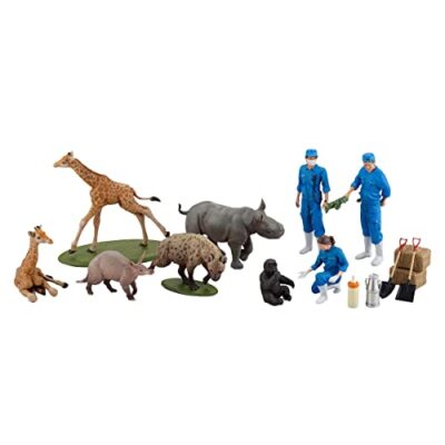 Kaiyodo AP004B ART PLA Keeper und Baby Gorilla Set 1/35 unbemalt unmontiert
